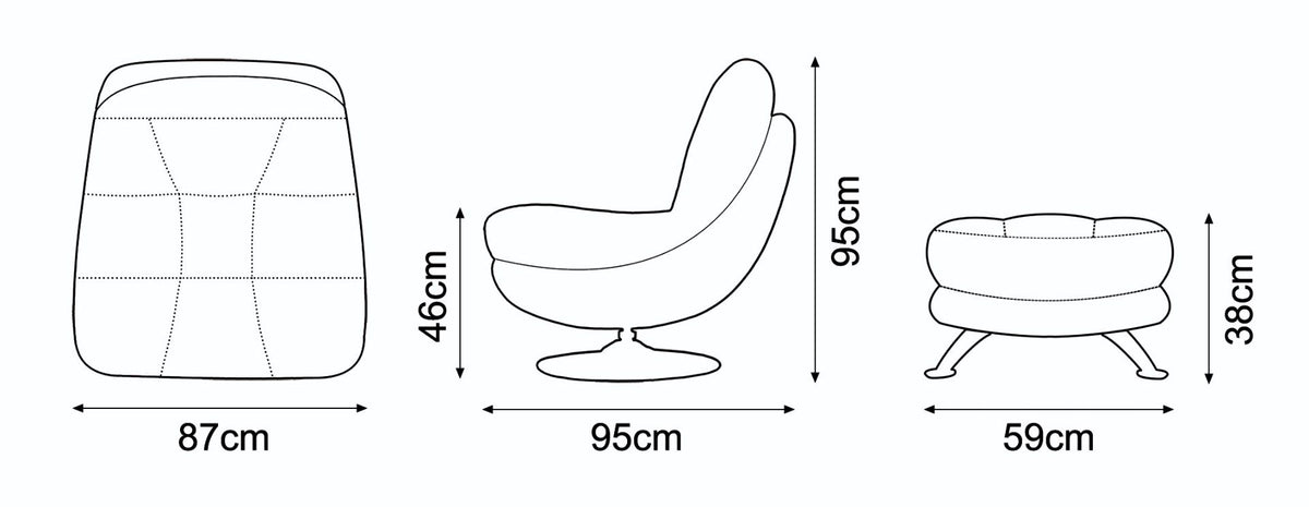Axis Blush Pink dimensions