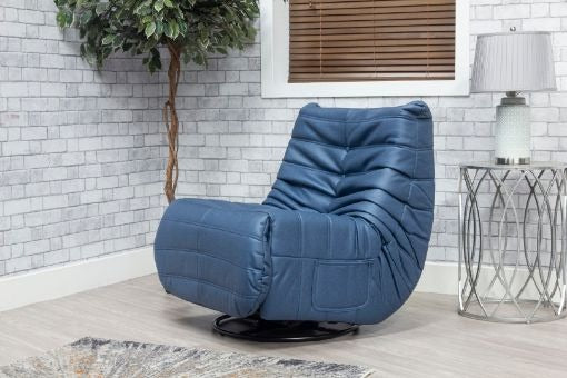 Occasional Capri Swivel Rocker Recliner - Marine