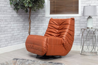 Occasional Capri Swivel Rocker Recliner - Pumpkin