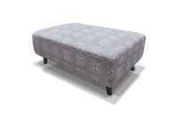 Occasional Poppy Swivel Chair / Footstool & Cushions - Grey