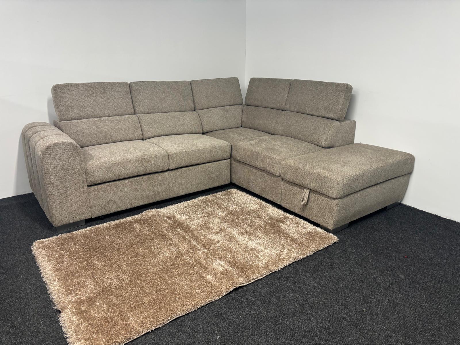 Carmen beige sofa bed