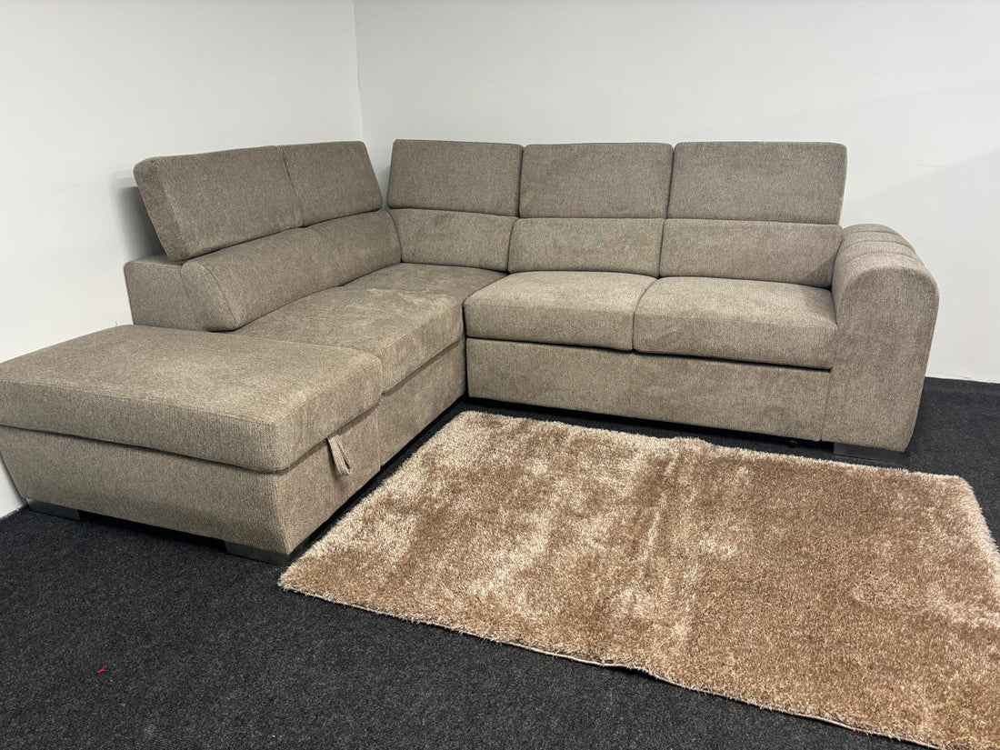 Carmen beige sofa bed