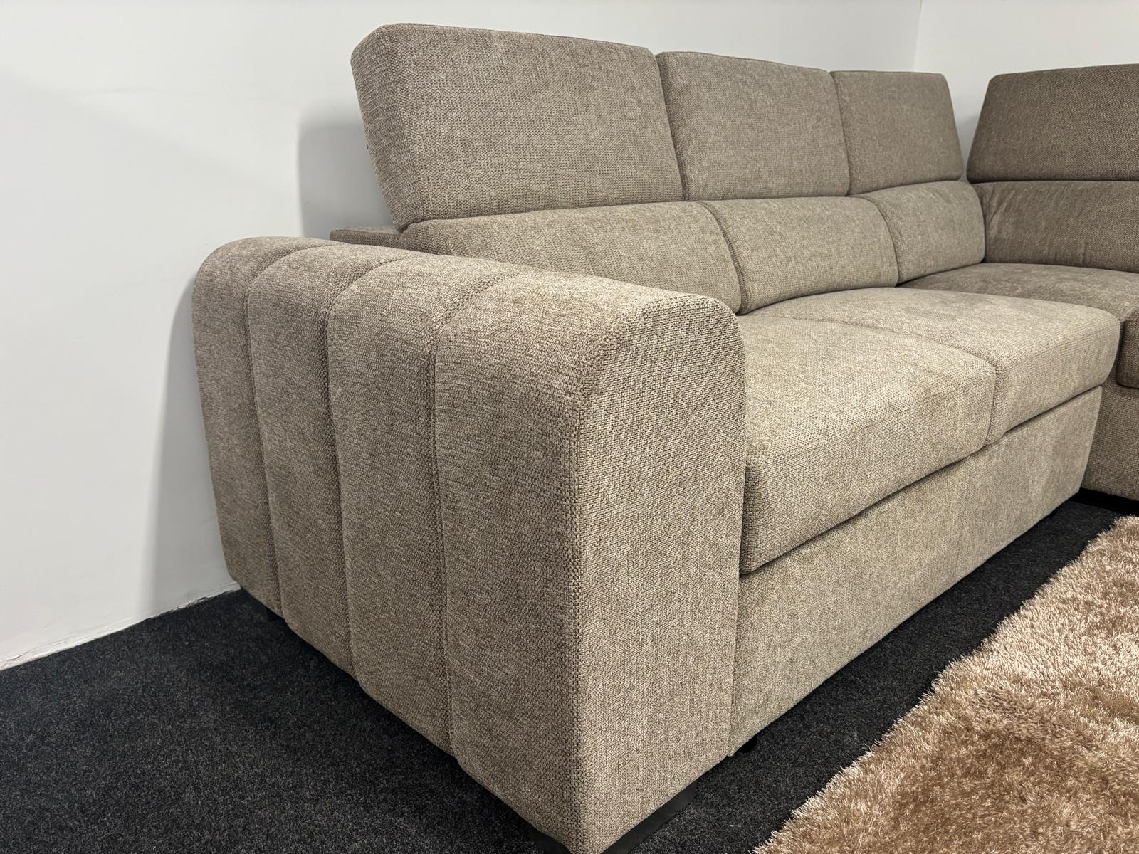 Carmen beige sofa bed