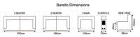 Barello dimensions