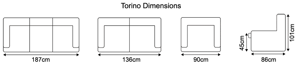 Torino dimensions